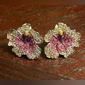 Joan Rivers Bloom Post Earrings